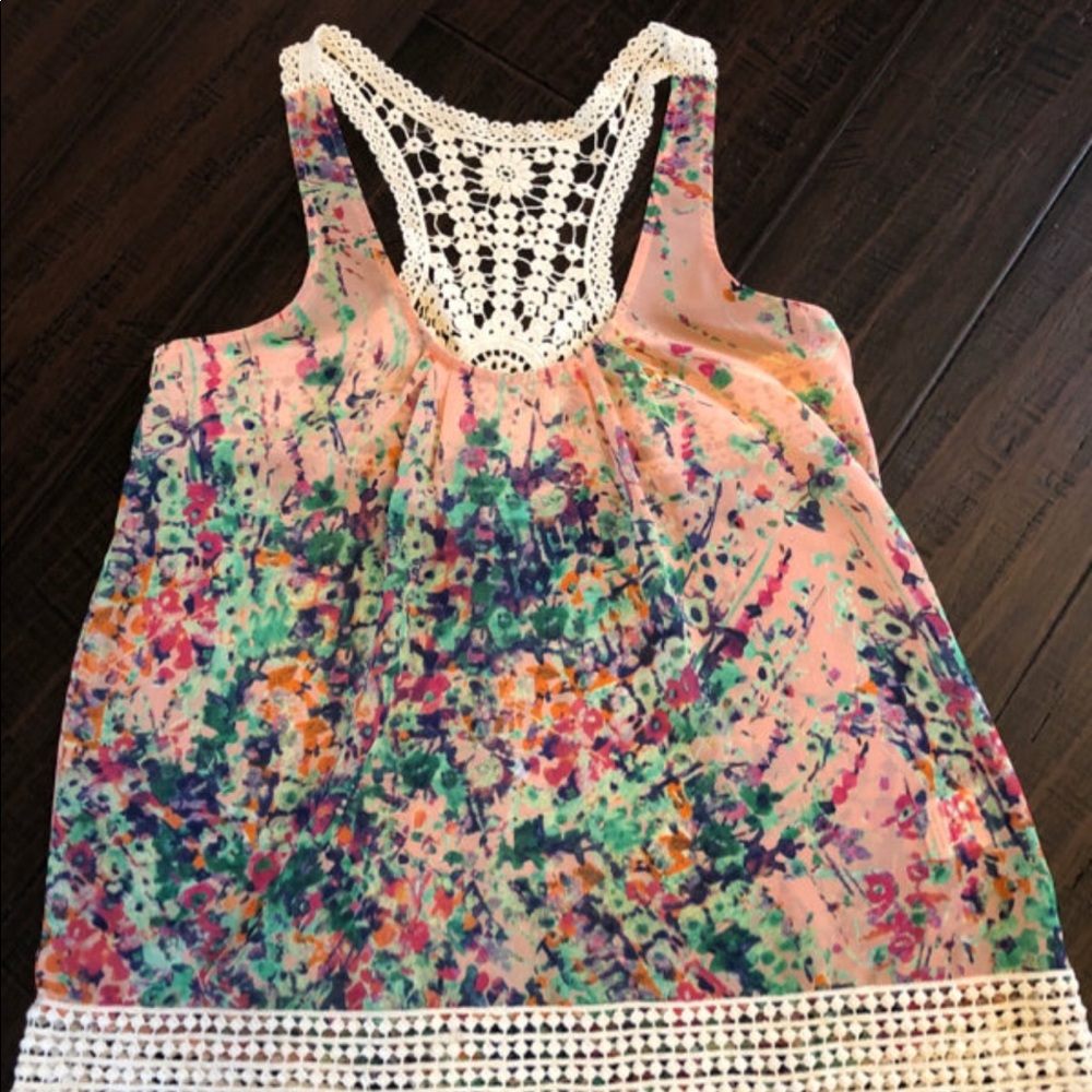 Collective Concepts Sheer Razor Back Tank